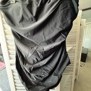 J. Crew Classic Black One-Piece Swimsuit